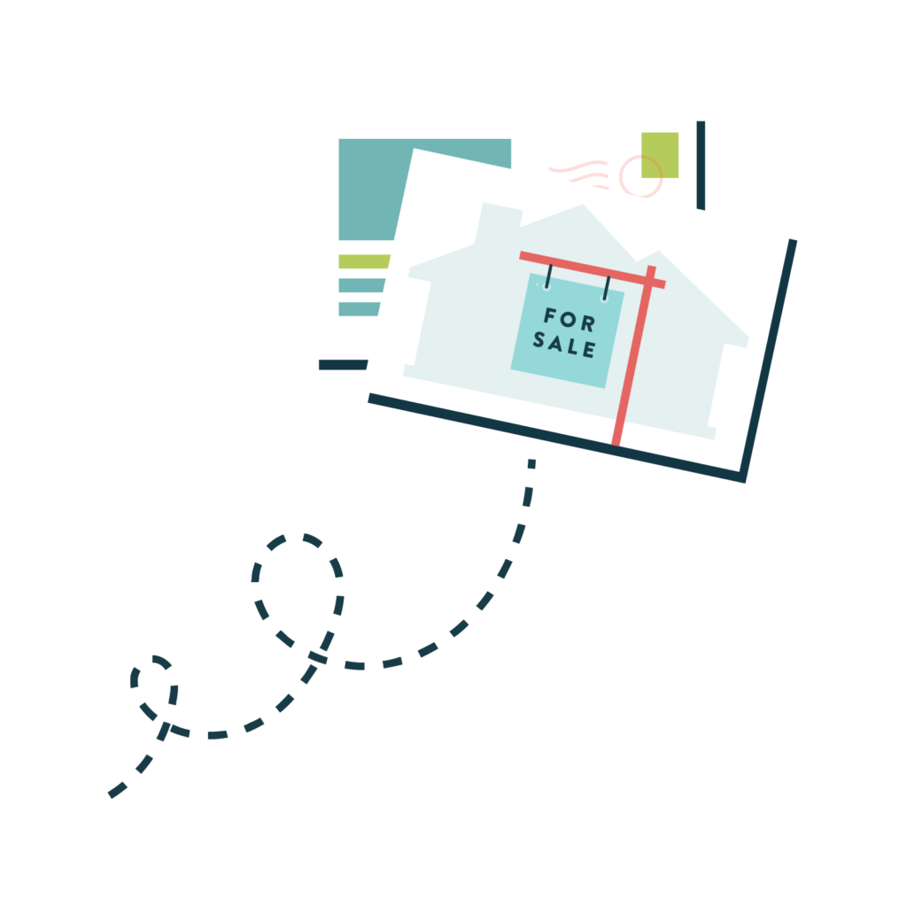 Icon of a real estate postcard